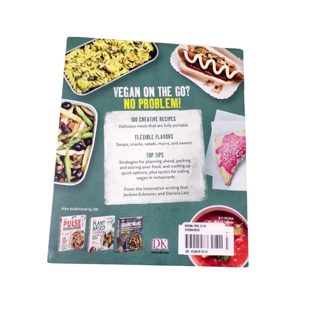Vegan On The Go Cookbook by Jerome Eckmeier and Daniela Lais Recipes Top Tips
